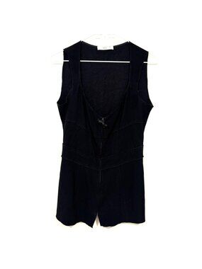 Prada Fall / Winter 2008 Full Zip Corset Top Vest Acetate Size 42 Archive